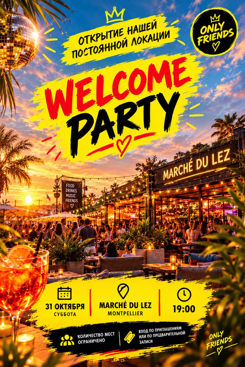 Welcome Party à Montpellier — 31 octobre